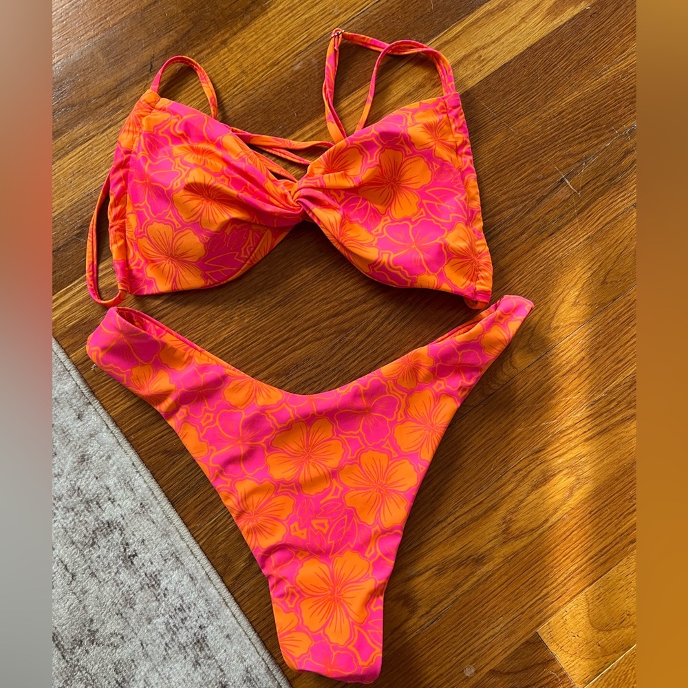 Vibrant Floral Bikini Set
